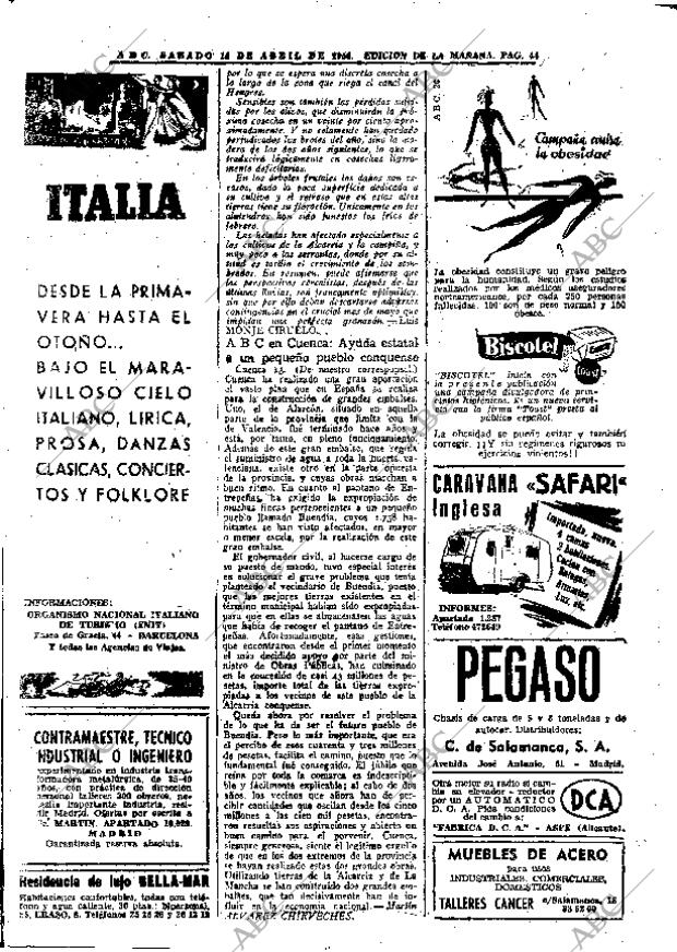 ABC MADRID 14-04-1956 página 42