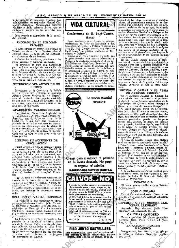 ABC MADRID 14-04-1956 página 44