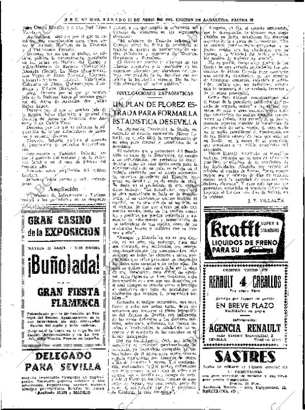 ABC SEVILLA 14-04-1956 página 20
