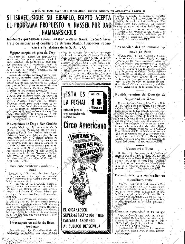 ABC SEVILLA 14-04-1956 página 27