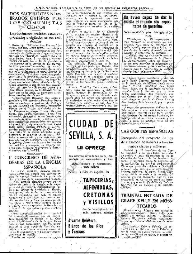 ABC SEVILLA 14-04-1956 página 33