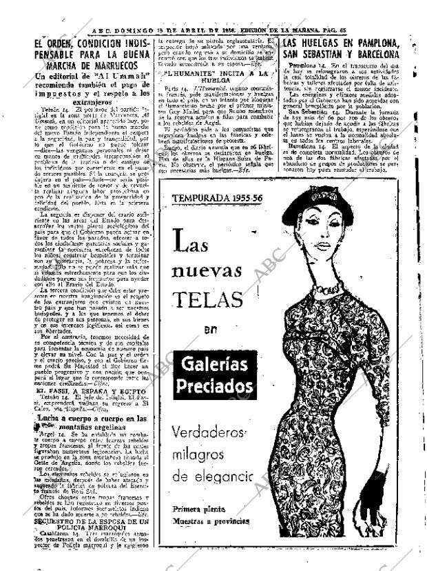 ABC MADRID 15-04-1956 página 65