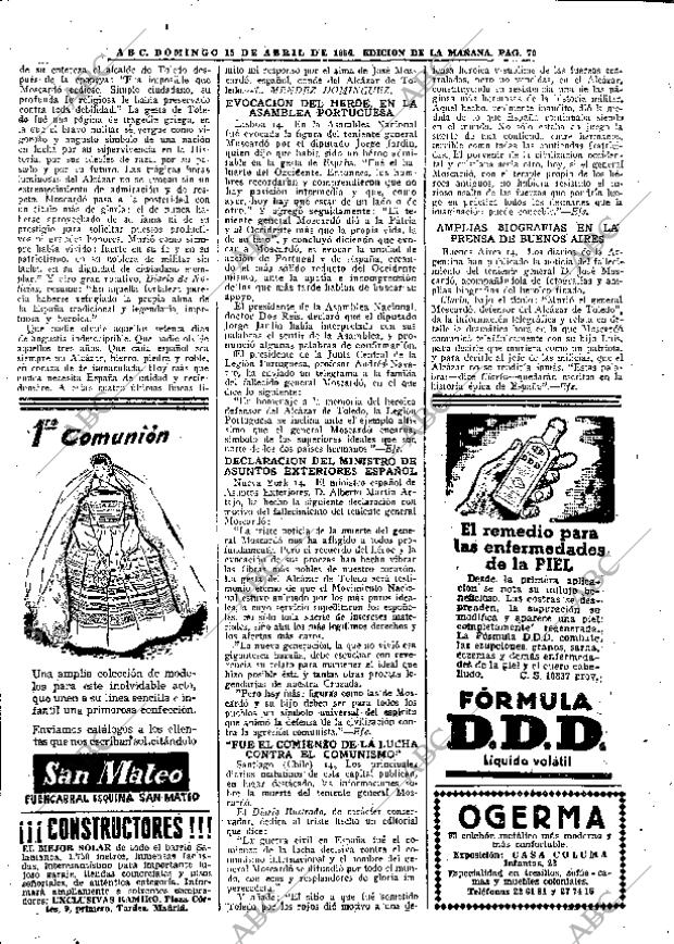 ABC MADRID 15-04-1956 página 70