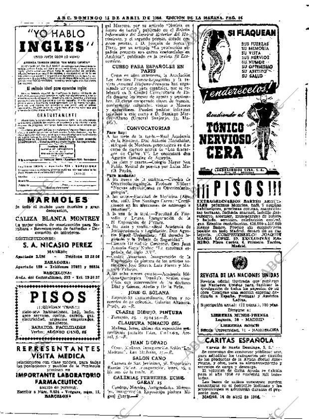 ABC MADRID 15-04-1956 página 84