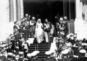 Boda entre Rainiero III de Mónaco y Grace Kelly en la catedral de Mónaco