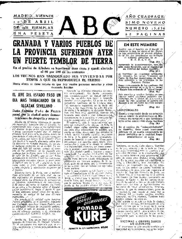 ABC MADRID 20-04-1956 página 31