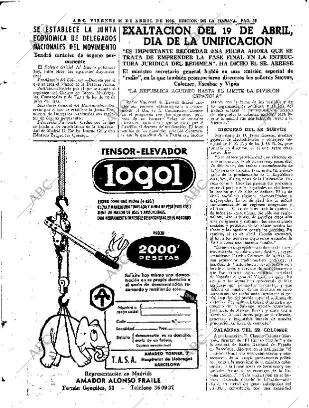 ABC MADRID 20-04-1956 página 35