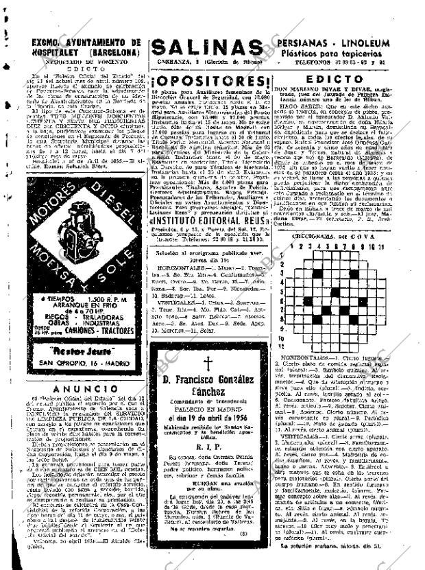 ABC MADRID 20-04-1956 página 67