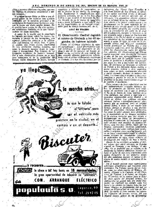 ABC MADRID 22-04-1956 página 61