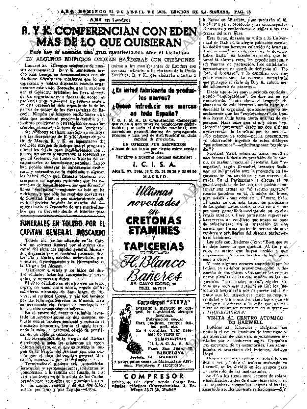 ABC MADRID 22-04-1956 página 63