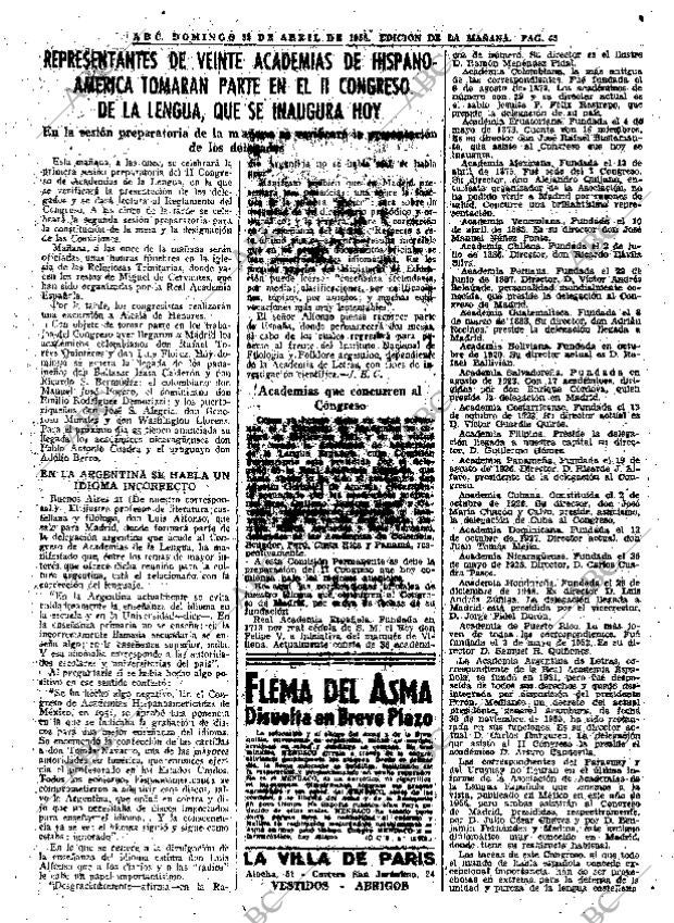ABC MADRID 22-04-1956 página 65