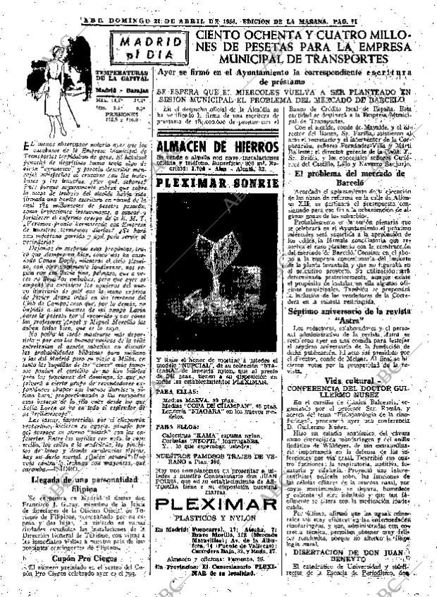 ABC MADRID 22-04-1956 página 71
