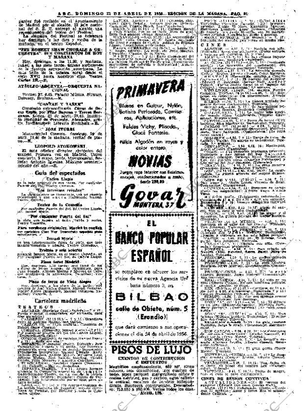 ABC MADRID 22-04-1956 página 81