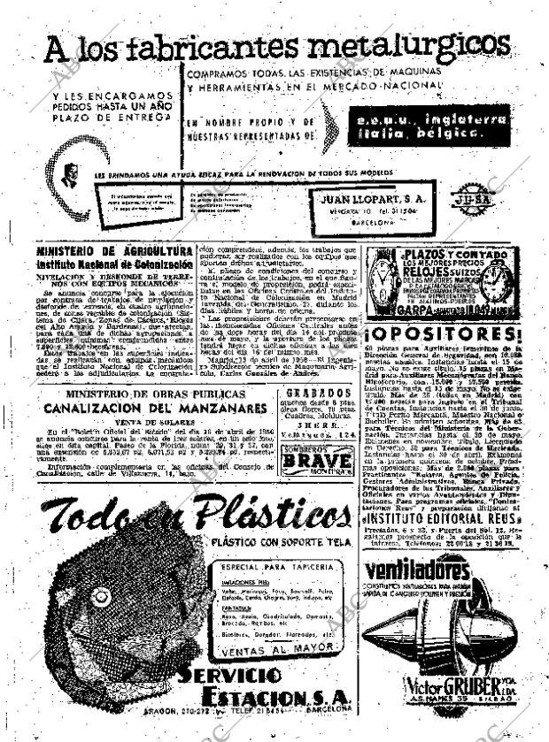 ABC MADRID 22-04-1956 página 90