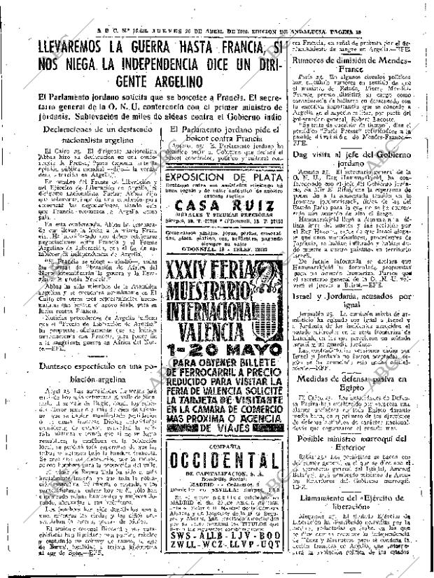 ABC SEVILLA 26-04-1956 página 19