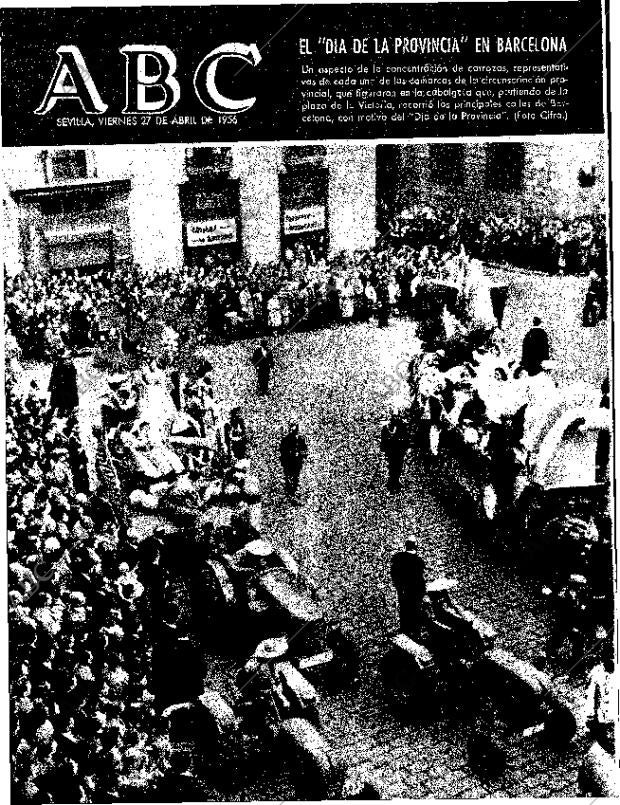 ABC SEVILLA 27-04-1956 página 1