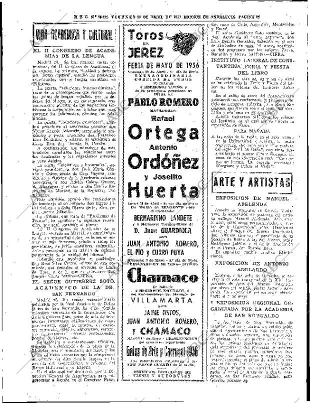 ABC SEVILLA 27-04-1956 página 28