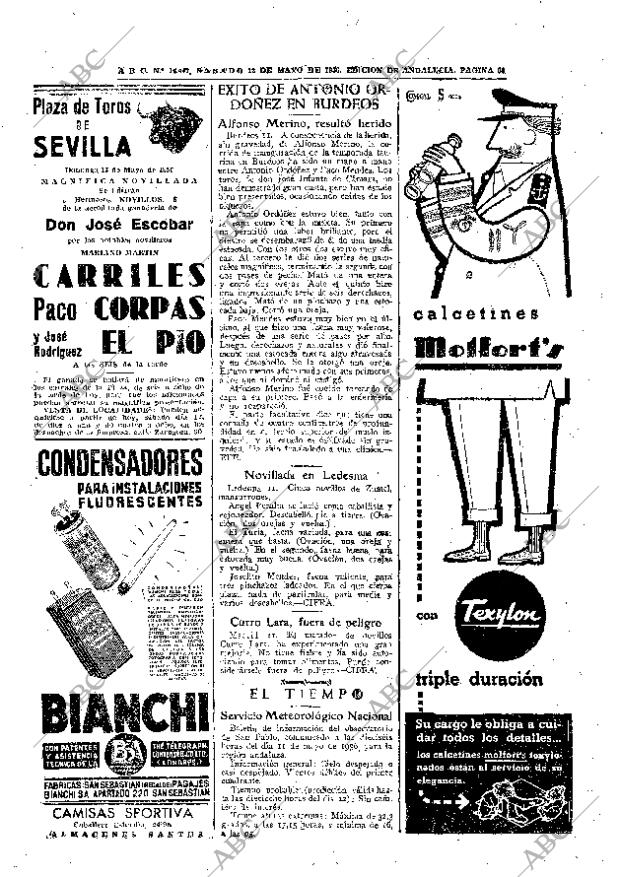 ABC SEVILLA 12-05-1956 página 36