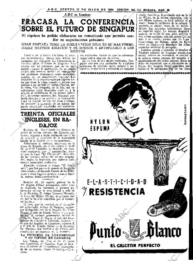 ABC MADRID 17-05-1956 página 39