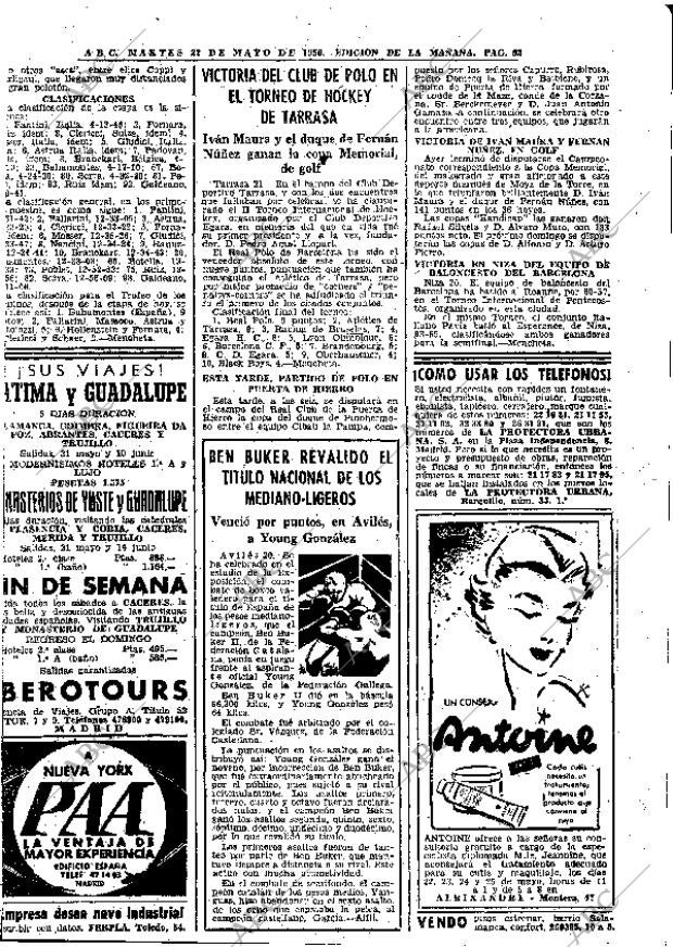 ABC MADRID 22-05-1956 página 62