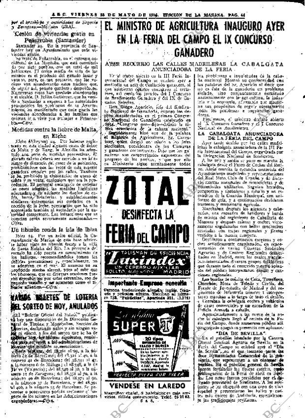 ABC MADRID 25-05-1956 página 44