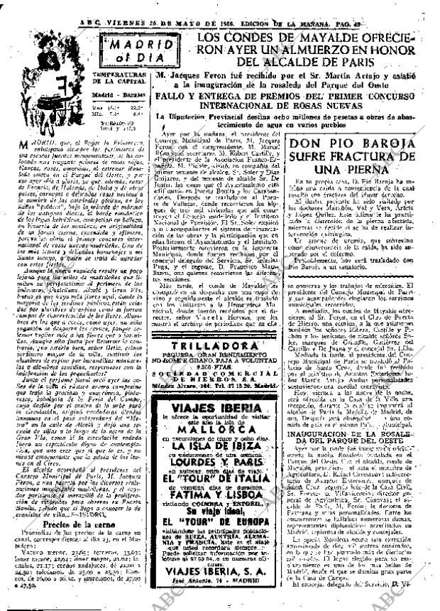 ABC MADRID 25-05-1956 página 45