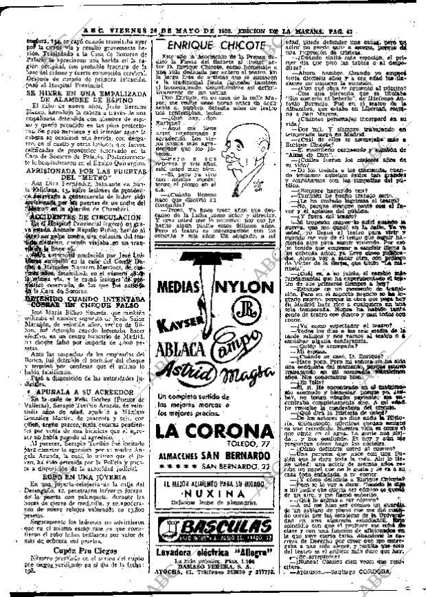 ABC MADRID 25-05-1956 página 47