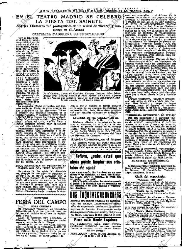 ABC MADRID 25-05-1956 página 57