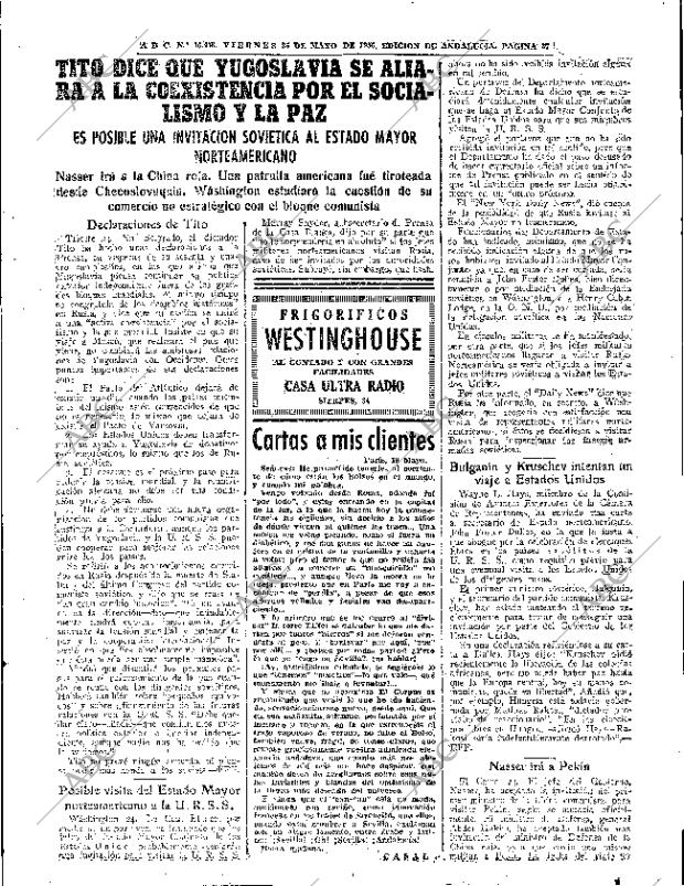 ABC SEVILLA 25-05-1956 página 27
