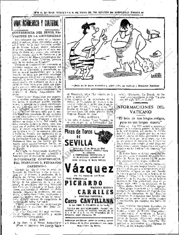 ABC SEVILLA 25-05-1956 página 34