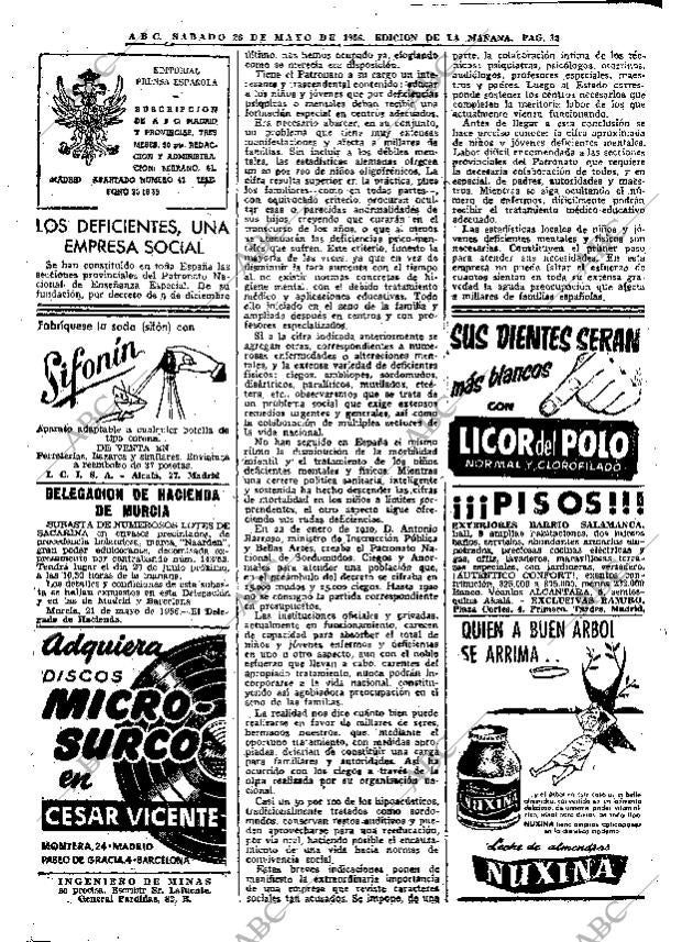 ABC MADRID 26-05-1956 página 32