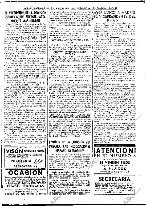 ABC MADRID 26-05-1956 página 40