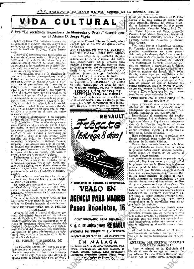 ABC MADRID 26-05-1956 página 49