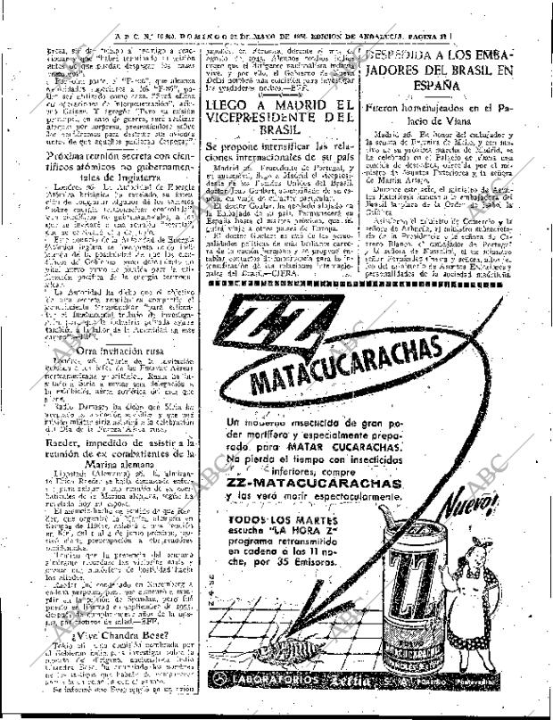 ABC SEVILLA 27-05-1956 página 17