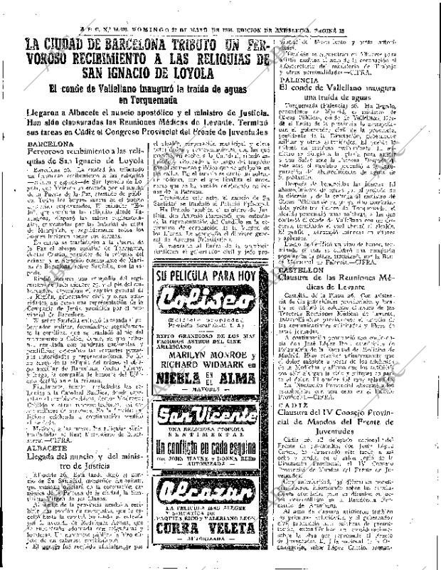 ABC SEVILLA 27-05-1956 página 25