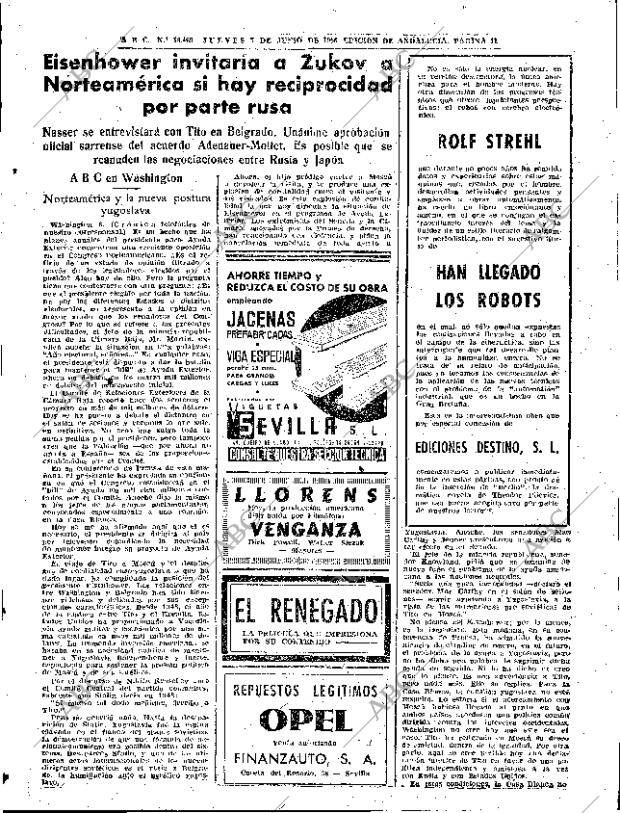 ABC SEVILLA 07-06-1956 página 11