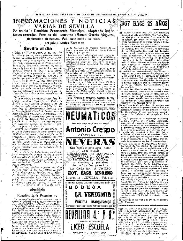 ABC SEVILLA 07-06-1956 página 19