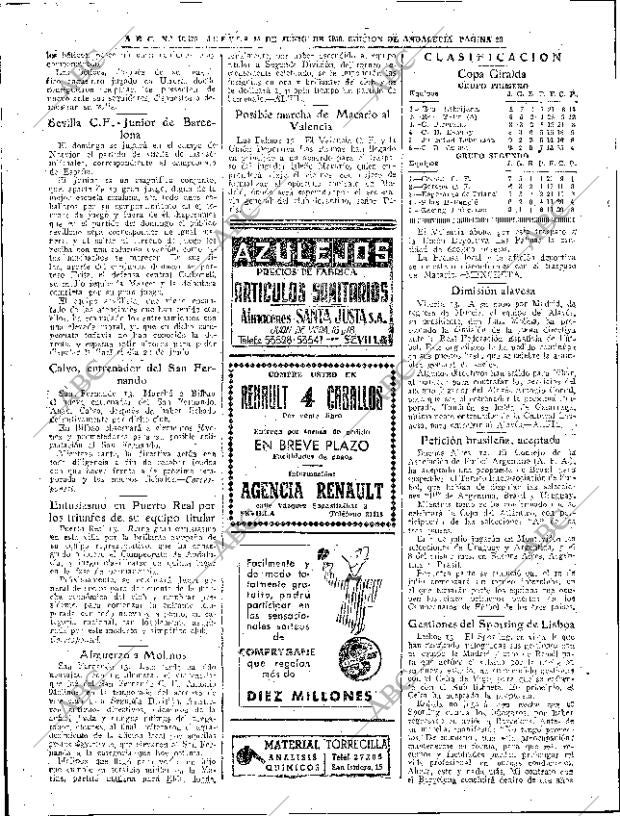 ABC SEVILLA 14-06-1956 página 28