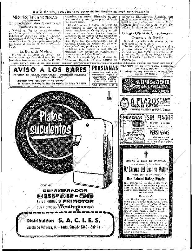 ABC SEVILLA 14-06-1956 página 33