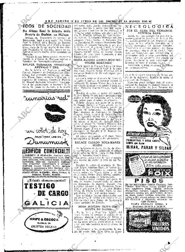 ABC MADRID 16-06-1956 página 42