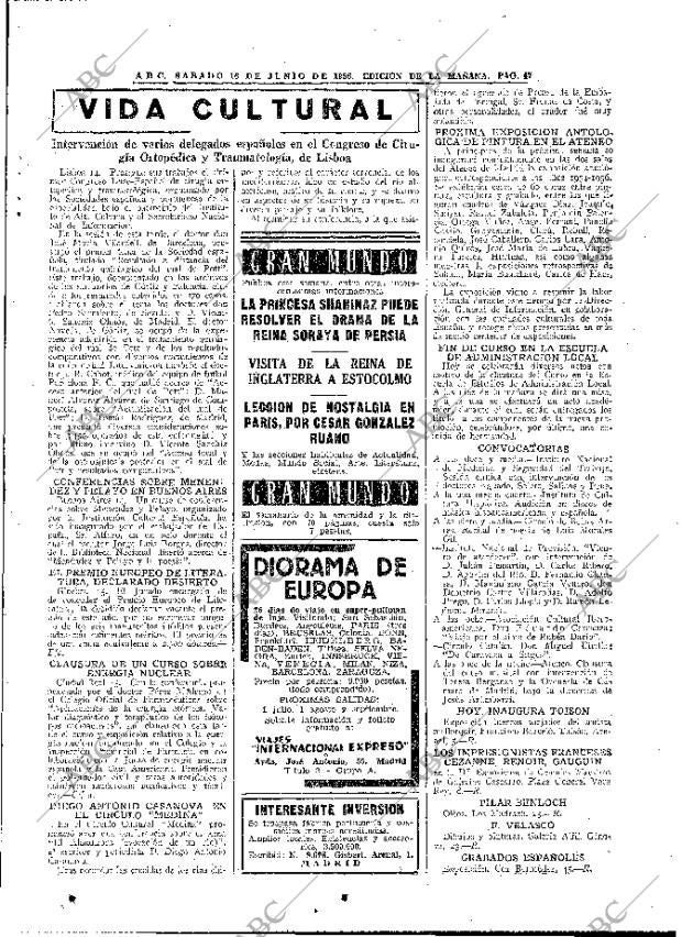 ABC MADRID 16-06-1956 página 47