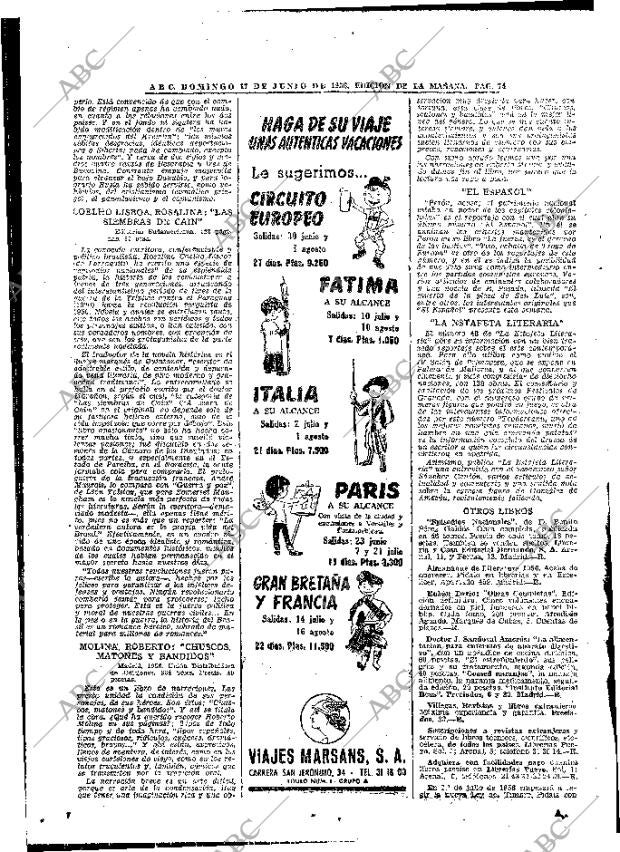 ABC MADRID 17-06-1956 página 72