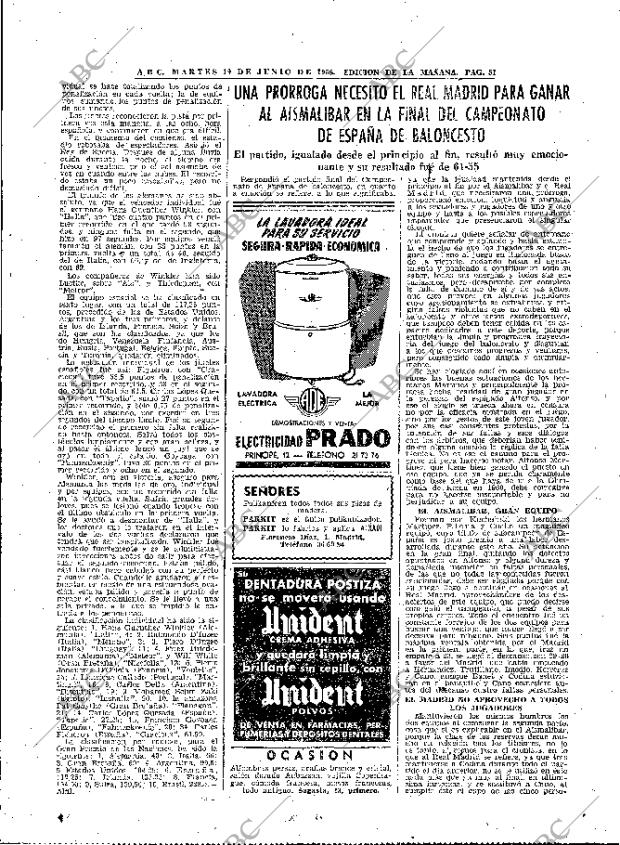ABC MADRID 19-06-1956 página 49