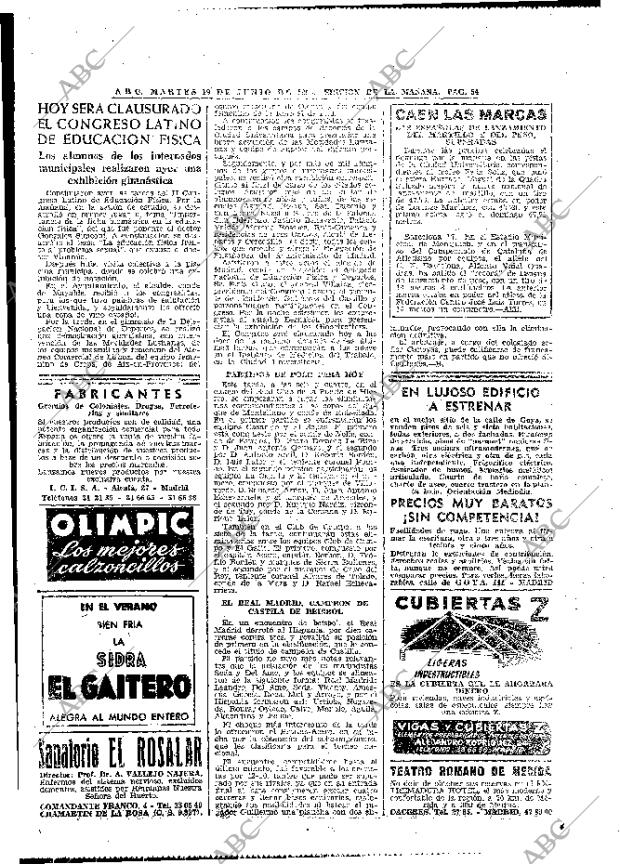 ABC MADRID 19-06-1956 página 52
