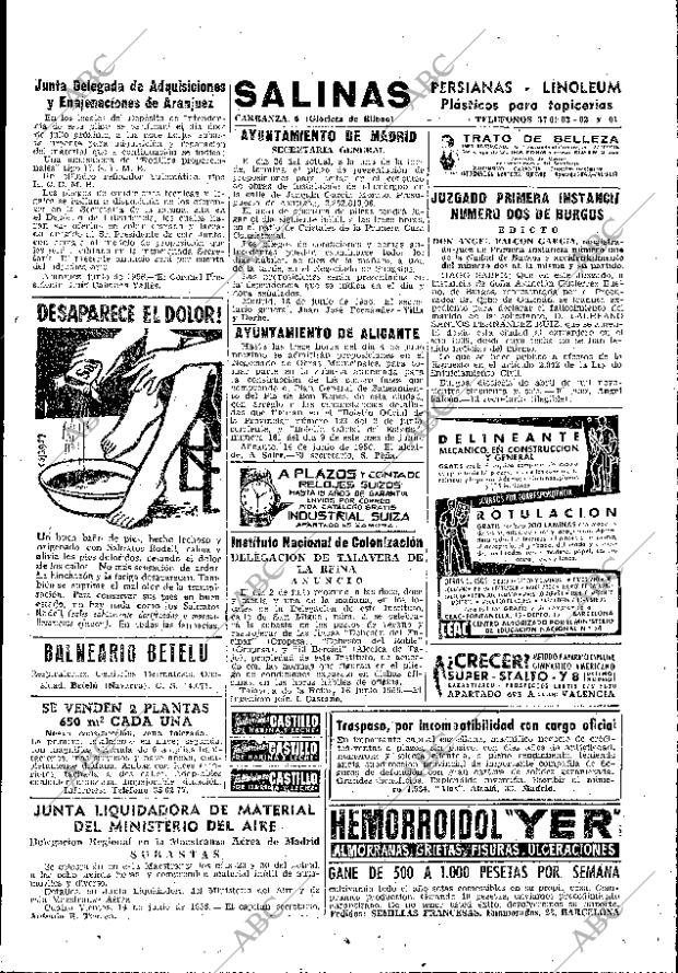 ABC MADRID 19-06-1956 página 67