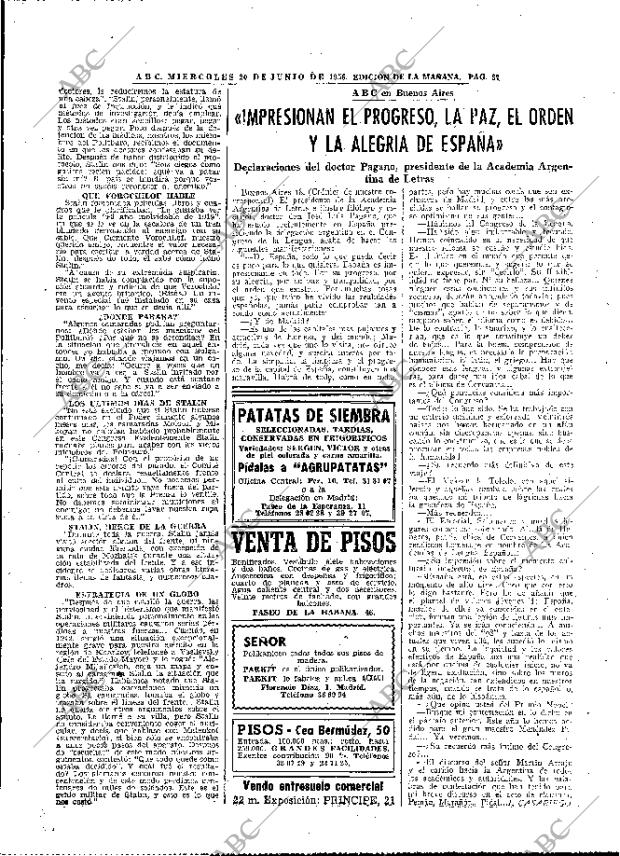 ABC MADRID 20-06-1956 página 33