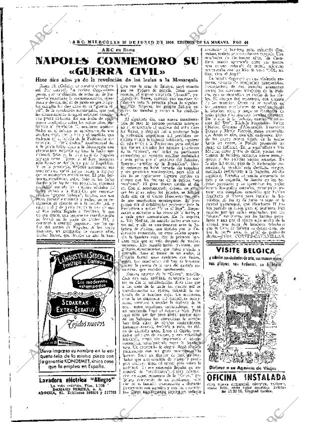 ABC MADRID 20-06-1956 página 40