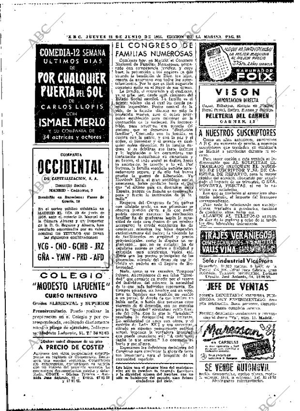 ABC MADRID 21-06-1956 página 26