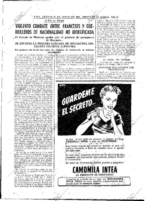 ABC MADRID 21-06-1956 página 27