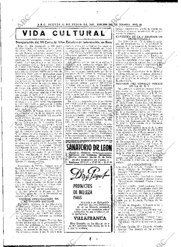 ABC MADRID 21-06-1956 página 38